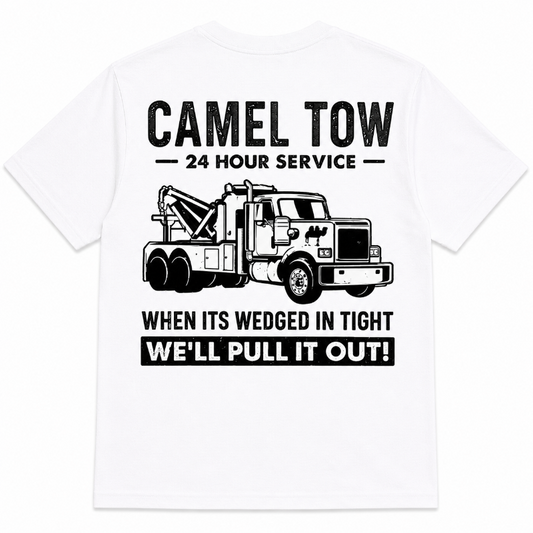 Camel Tow Funny Tow Truck Graphic