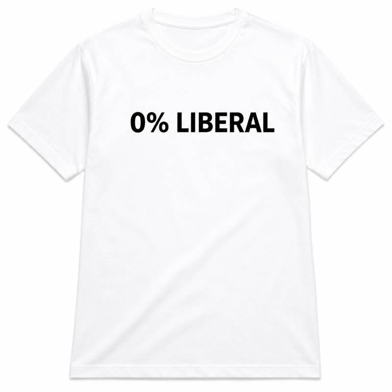 0% Liberal Graphic