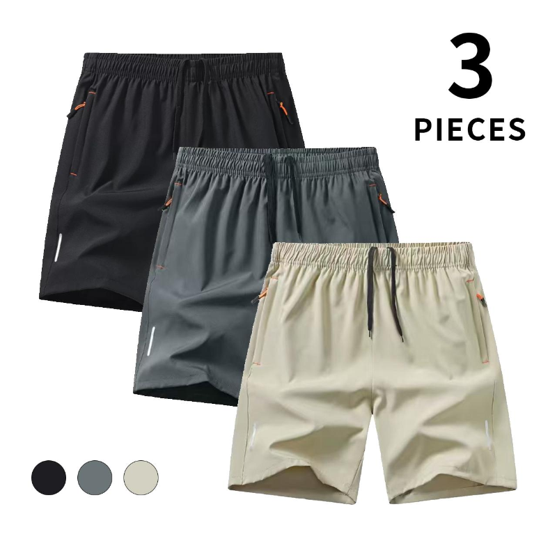 Men's 3/5 Pack SUPER Quick-Dry Athletic Shorts – Instant Dry, Ultra-Light & Breathable Performance Shorts