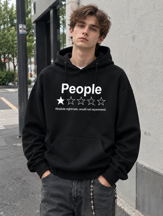 People One Star Review Graphic Sweatshirt