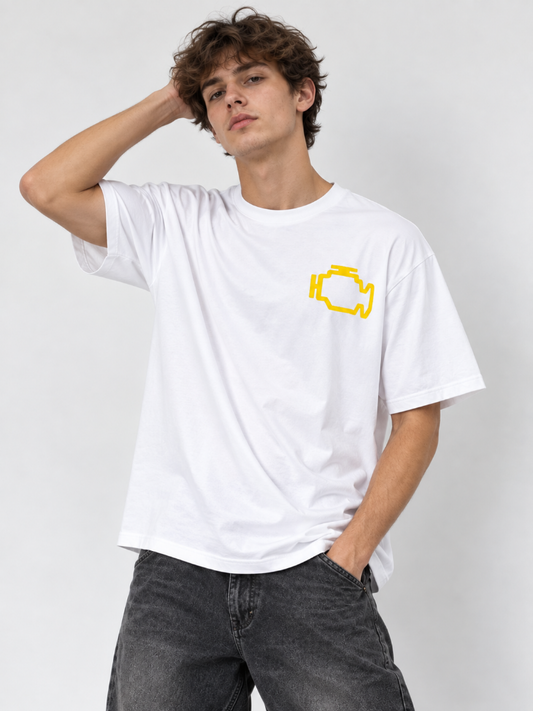 Check Engine T Shirt Men