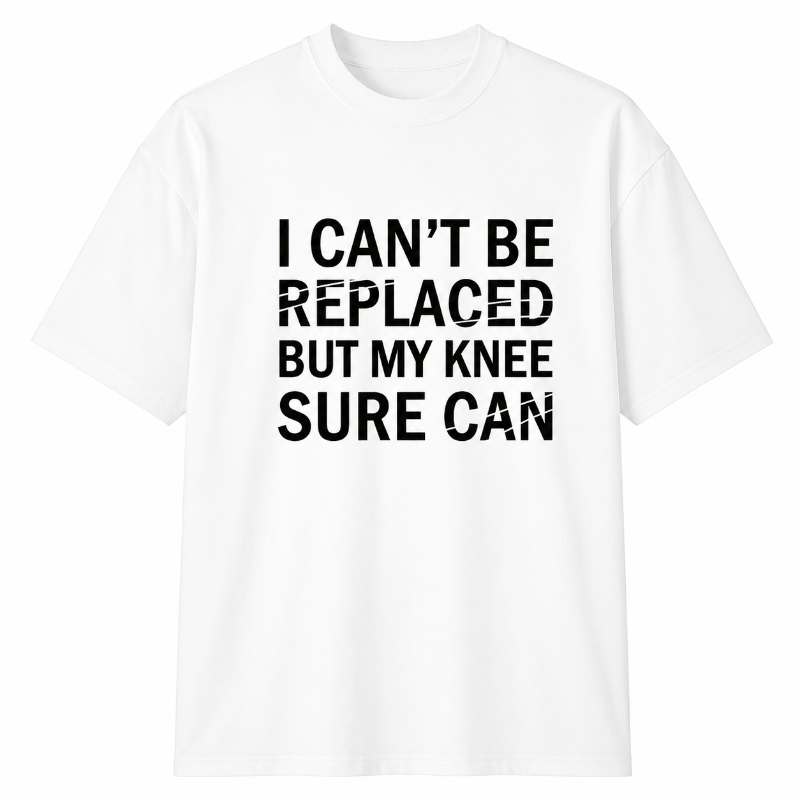 I CAN'T BE REPLACED BUT MY KNEE SURE CAN