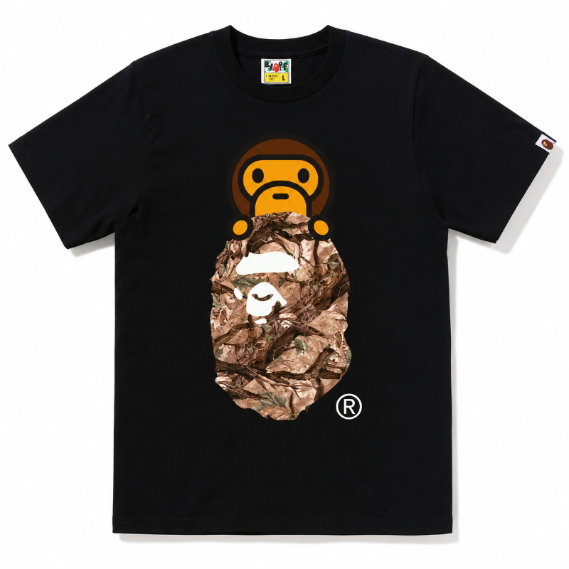 Urban Camo Ape Head Print