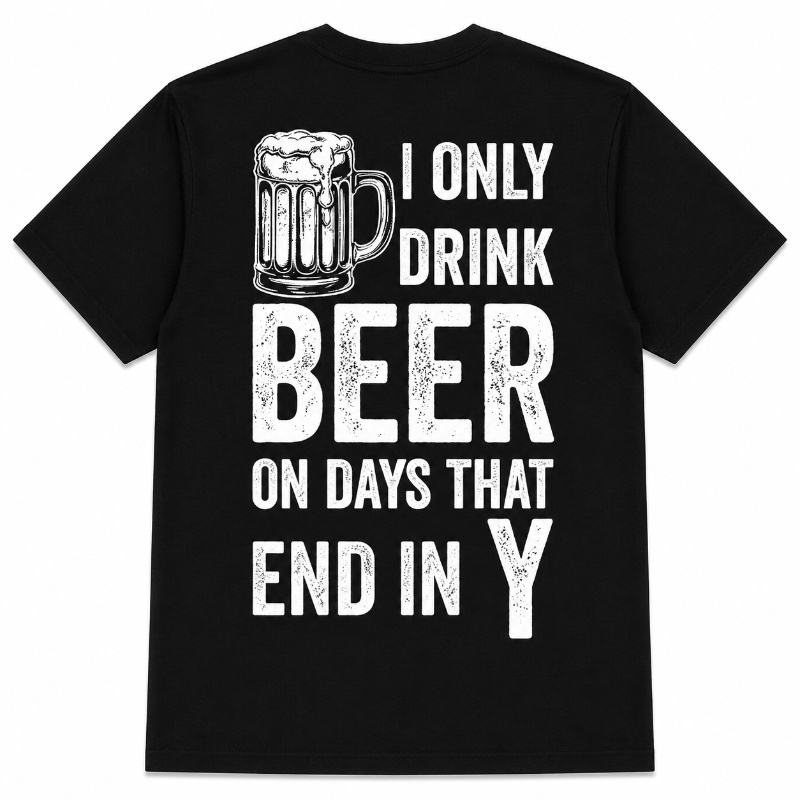 I Only Drink Beer Funny Graphic