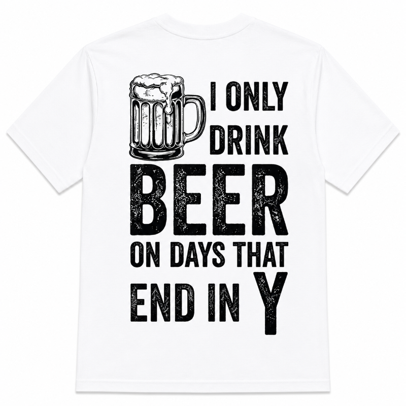 I Only Drink Beer Funny Graphic
