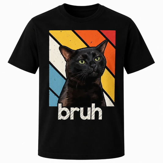 Bruh Cat Graphic