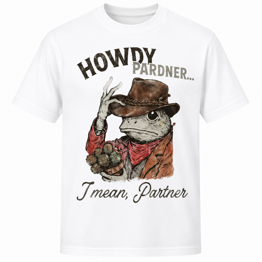 Howdy Pardner Cowboy Frog