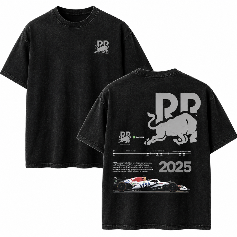 Vintage Washed PR Racing Bull