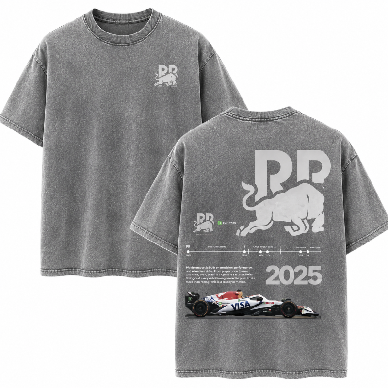 Vintage Washed PR Racing Bull