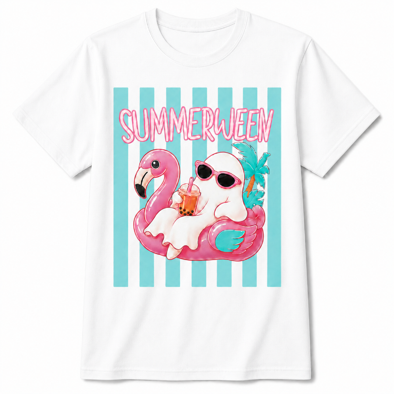 ummerween Ghost Flamingo