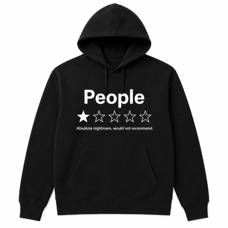 People One Star Review Graphic Sweatshirt