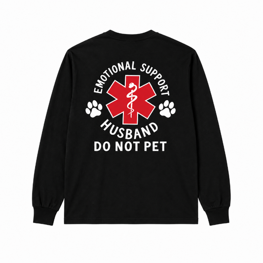 Emotional Support Husband Crewneck Sweatshirt