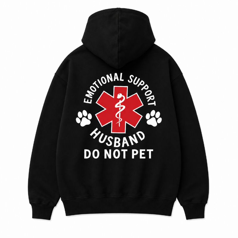 Emotional Support Husband Crewneck Sweatshirt