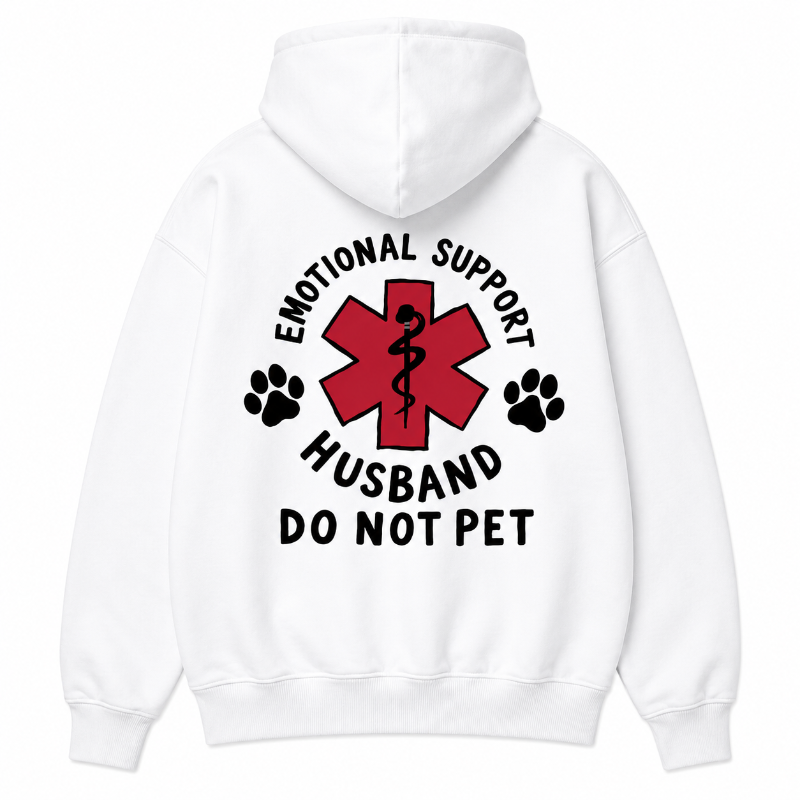 Emotional Support Husband Crewneck Sweatshirt