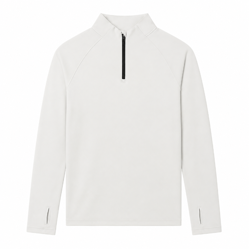 Mens Quarter Zip Long Sleeve Athletic
