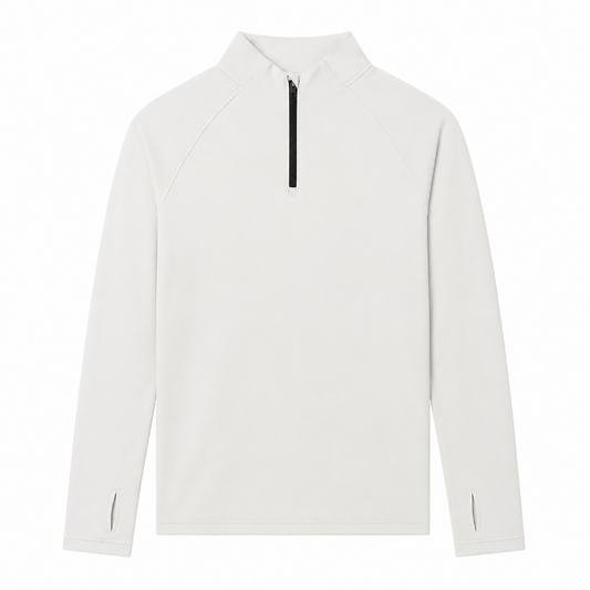 Mens Quarter Zip Long Sleeve Athletic