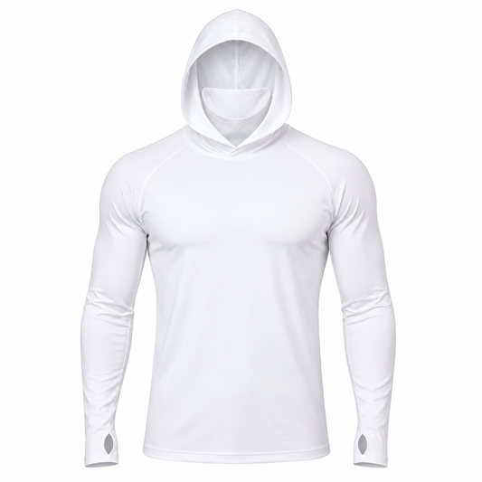 Men's Hooded Long Sleeve Athletic Shirt