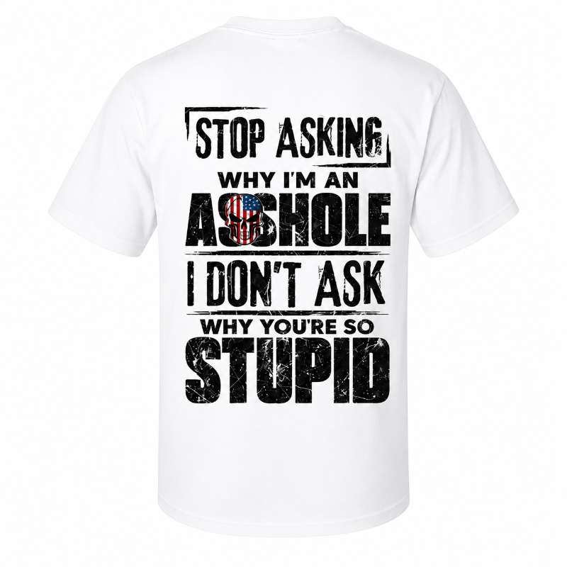 Stop Asking Graphic Washed
