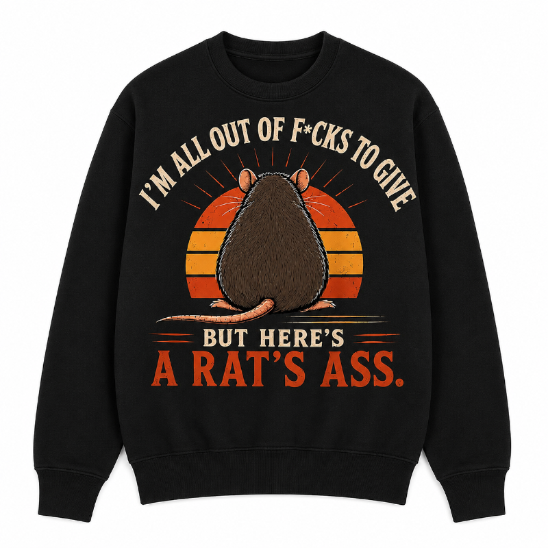 Funny Rat Graphic Hoodie