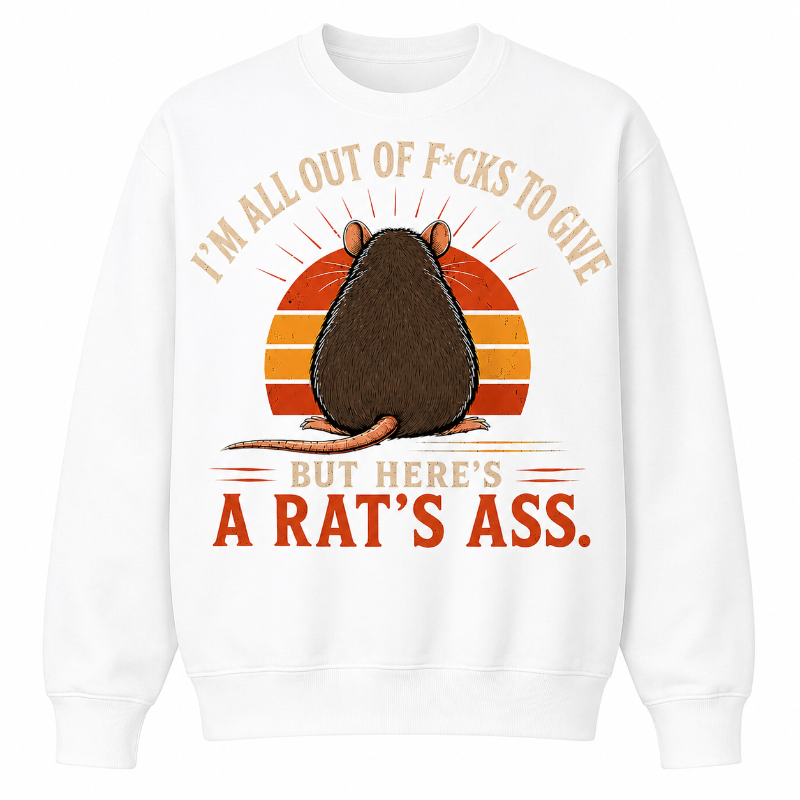 Funny Rat Graphic Hoodie