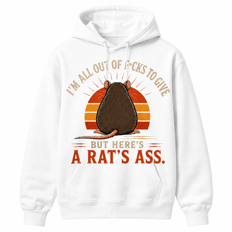 Funny Rat Graphic Hoodie