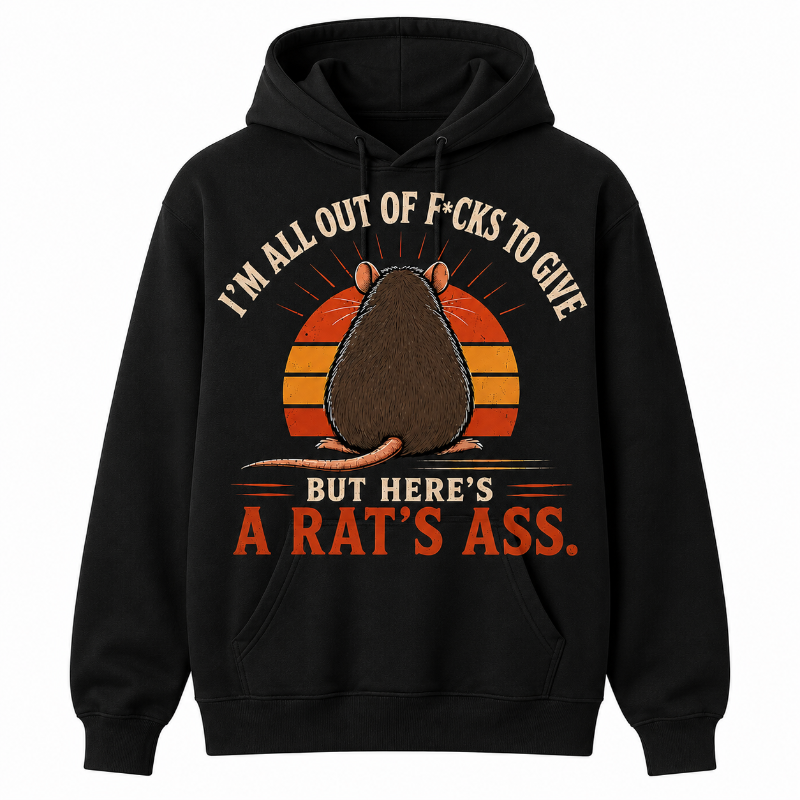 Funny Rat Graphic Hoodie