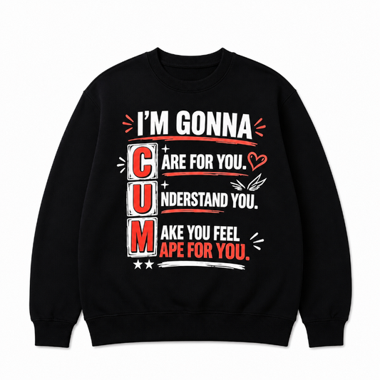 Im Gonna C.U.M Funny Graphic Hoodie