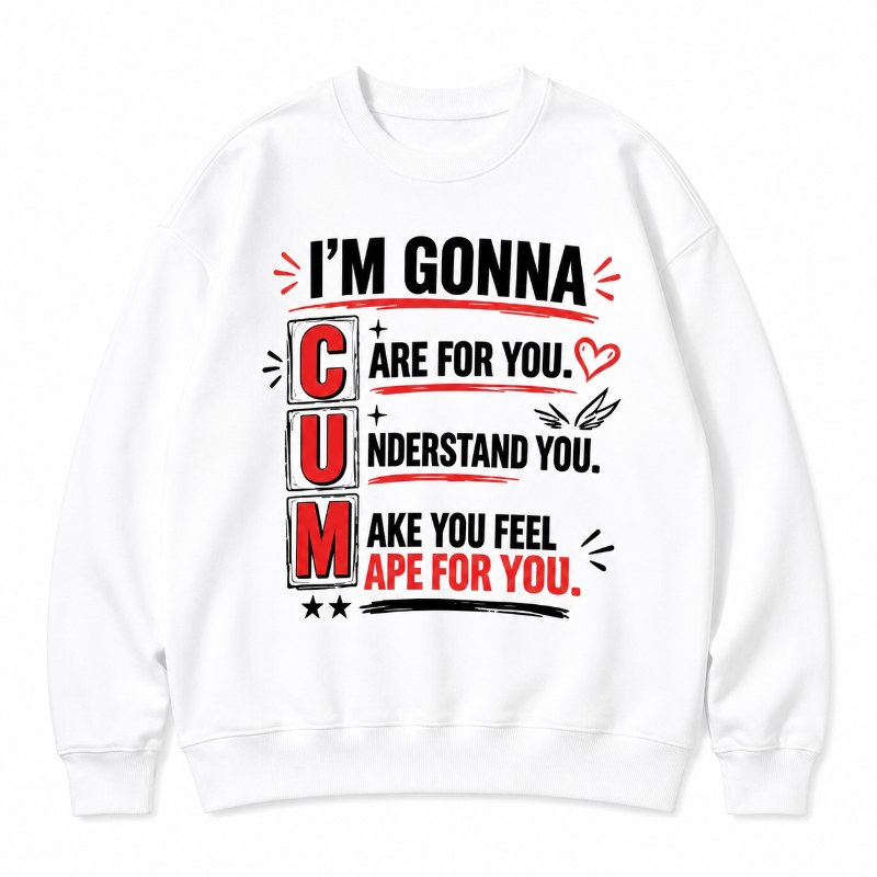 Im Gonna C.U.M Funny Graphic Hoodie