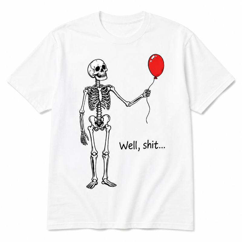 Well Shit Skeleton Balloon