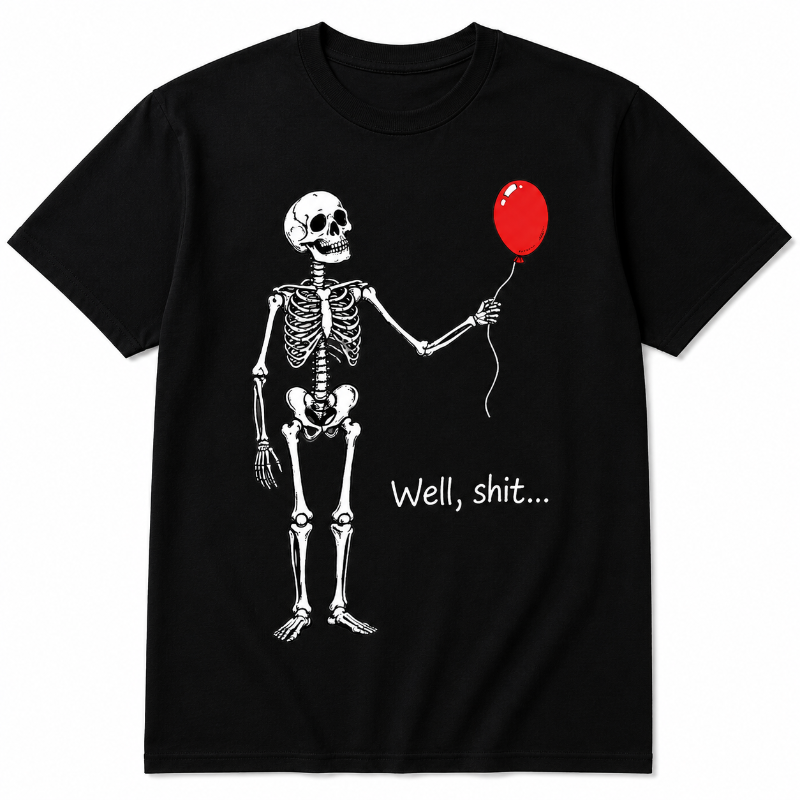 Well Shit Skeleton Balloon