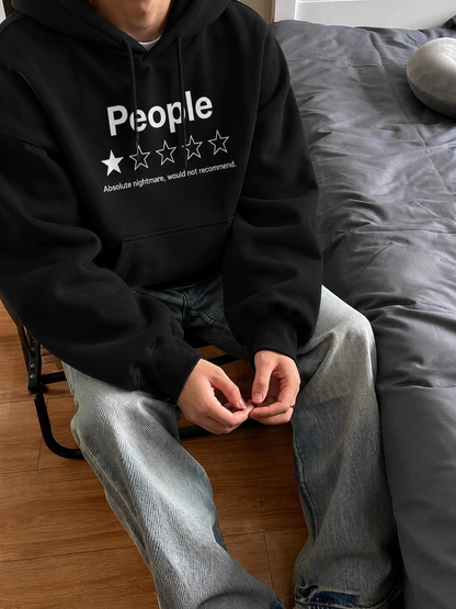 People One Star Review Graphic Sweatshirt
