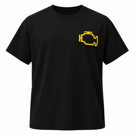 Check Engine T Shirt Men