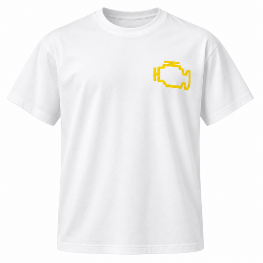 Check Engine T Shirt Men