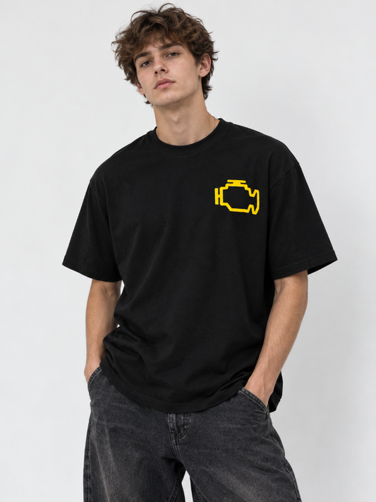 Check Engine T Shirt Men