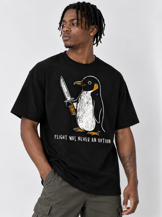 Flight Was Never an Option Penguin Tee