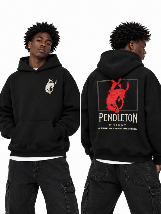 Western Cowboy Graphic Hoodie