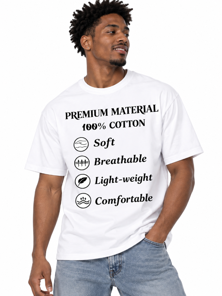 Premium Material 100% Cotton