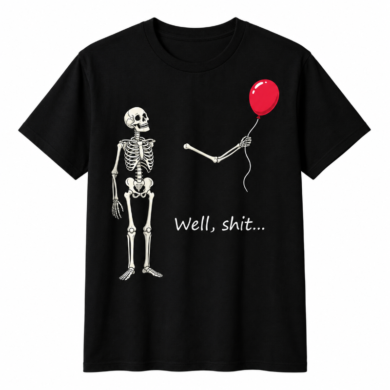 Well Shit Skeleton Balloon