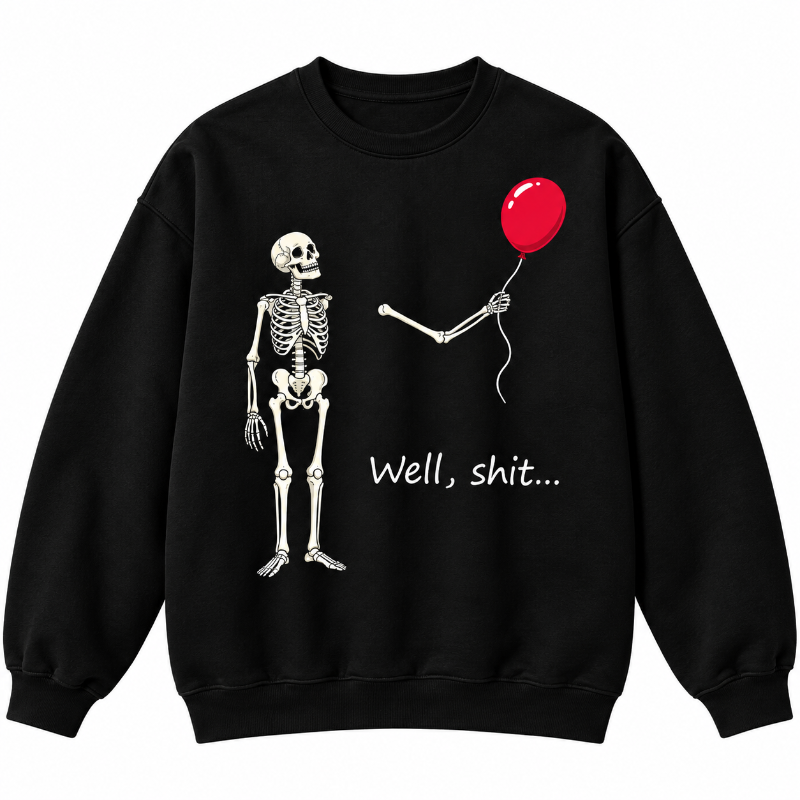 Well Shit Skeleton Balloon