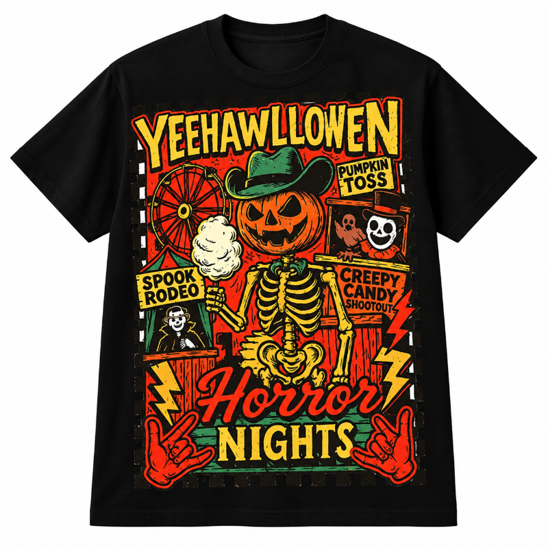 Yeehawlloween Horror Nights Graphic Tee