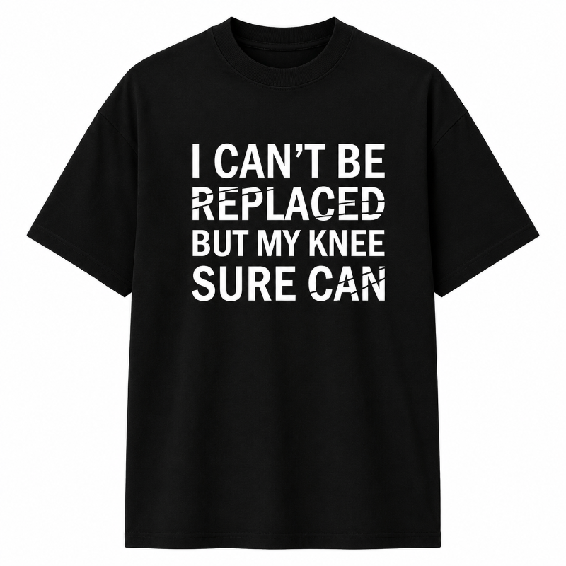 I CAN'T BE REPLACED BUT MY KNEE SURE CAN