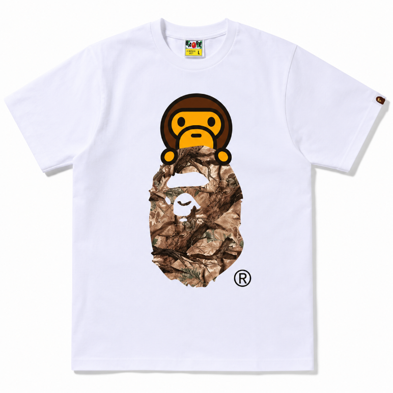 Urban Camo Ape Head Print