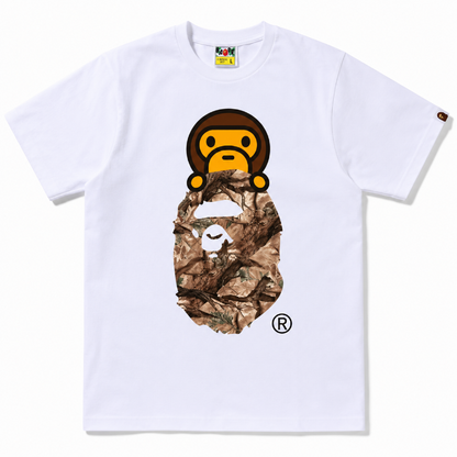 Urban Camo Ape Head Print