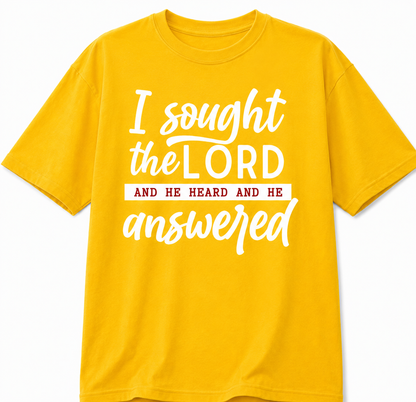 I Sought The Lord